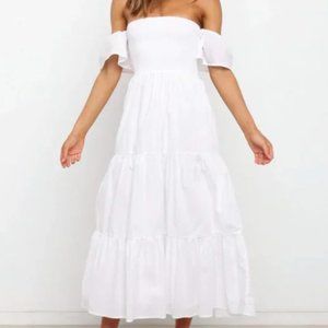 Dobson Dress | White | Size 6 US - Petal & Pup